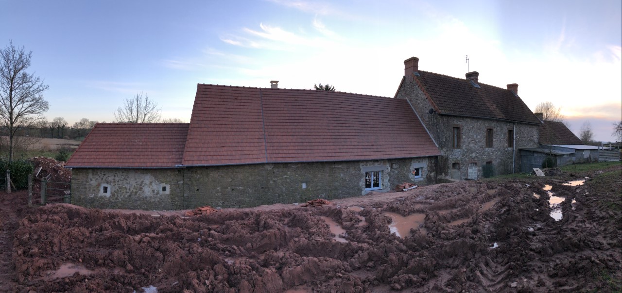 Rénovation complète d'une grange en habitation à Brémoy